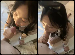 Thỏ con nứng lồn thích mút thằng nhỏ to